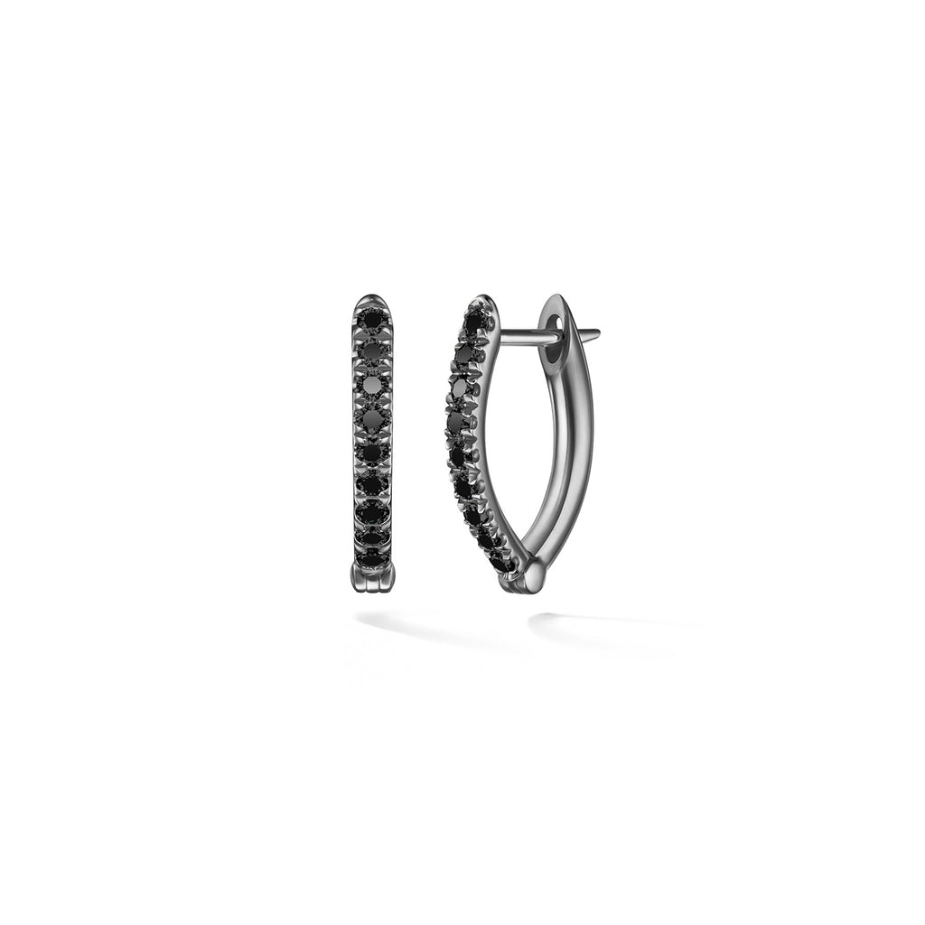 CRISTINA EARRING Small Black Diamond Melissa Kaye
