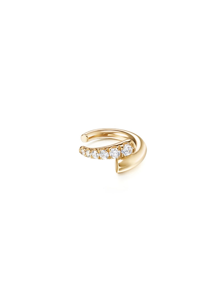 【MELISSA KAYE】Maya 18-karat gold ear cuff イヤカフ MELISSA KAYE】Maya 18-karat gold ear cuff イヤカフ (MELISSA