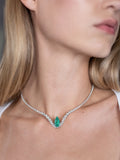 CLARA CURVED COLLAR (Paraiba Tourmaline)