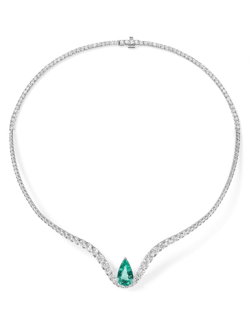 CLARA CURVED COLLAR (Paraiba Tourmaline)