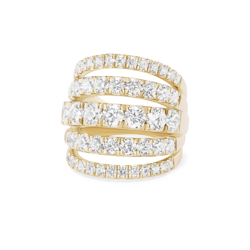 CLARA FIVE ROW RING