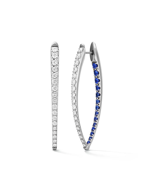 CRISTINA EARRING Large (Blue Sapphire)