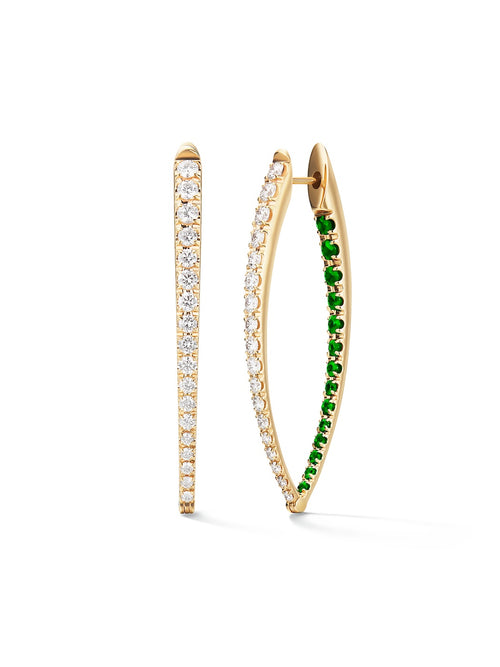 CRISTINA EARRING Large (Tsavorite Garnet)