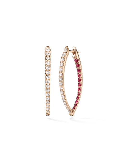 CRISTINA EARRING Medium (Ruby)