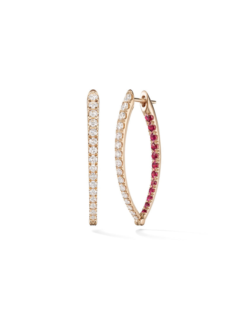 CRISTINA EARRING Medium (Ruby)