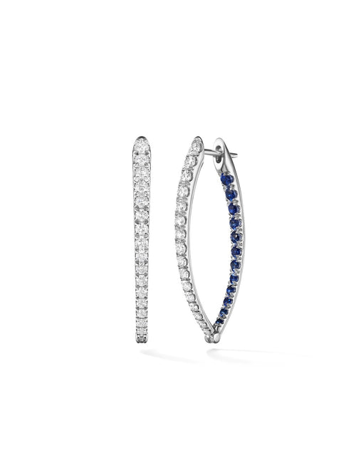 CRISTINA EARRING Medium (Blue Sapphire)
