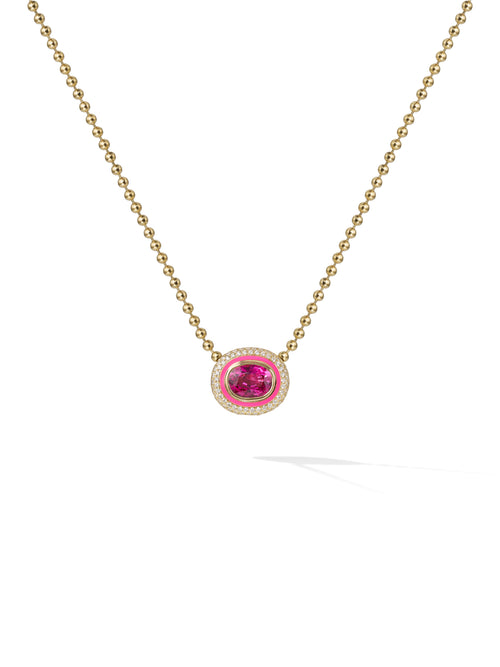 LENOX OOAK PENDANT (Pink Tourmaline)