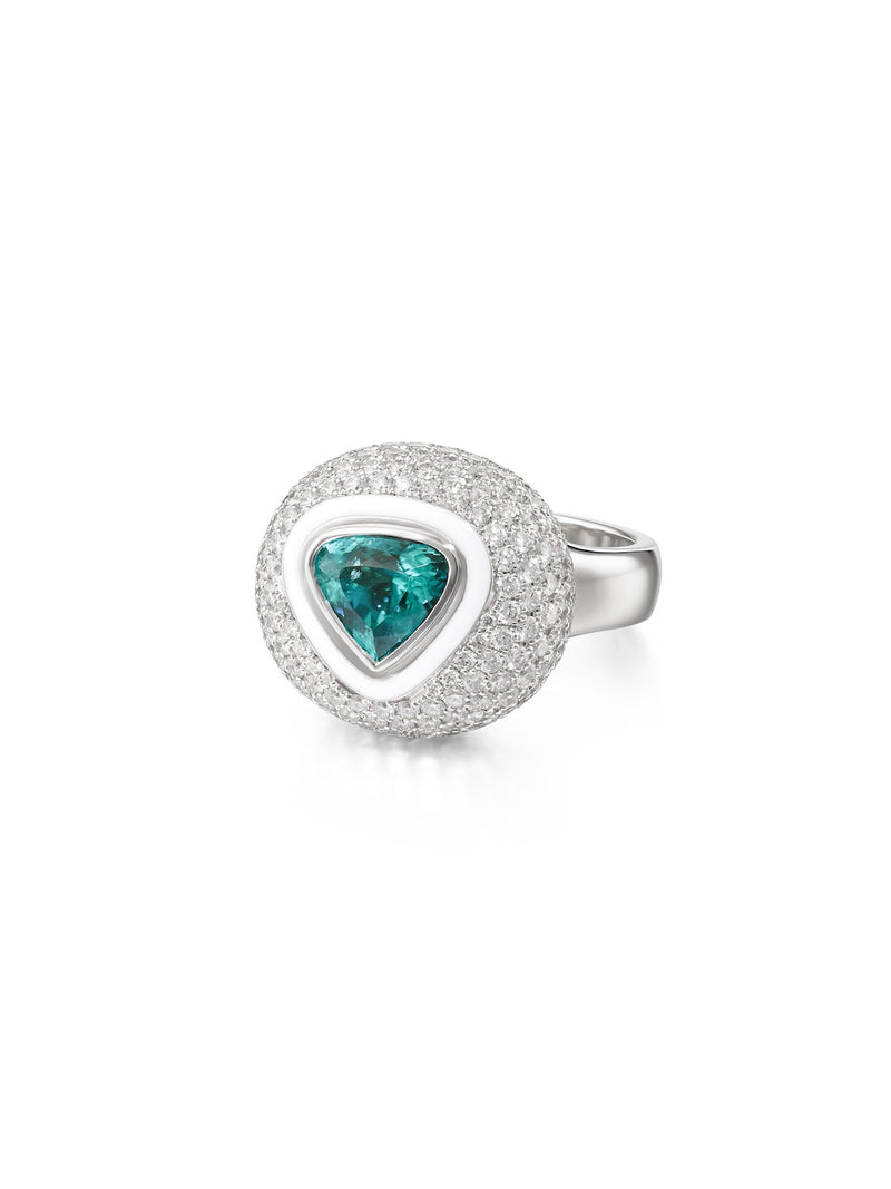 LENOX BUBBLE RING (Paraiba Tourmaline)