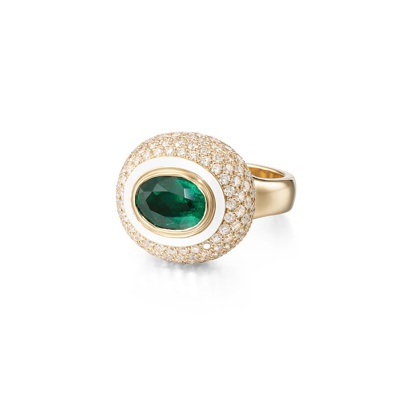 LENOX BUBBLE RING (Emerald)