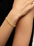 LENOX TENNIS BRACELET MEDIUM (Yellow Sapphire)
