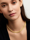 LENOX TENNIS NECKLACE MEDIUM (Yellow Sapphire)