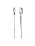LOLA NEEDLE EARRING Large (Partial Diamond)