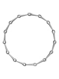 LOLA NEEDLE LINKED NECKLACE (Partial Diamond)