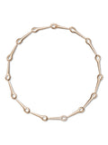 LOLA NEEDLE LINKED NECKLACE (Partial Diamond)