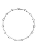 LOLA NEEDLE LINKED NECKLACE (Partial Diamond)