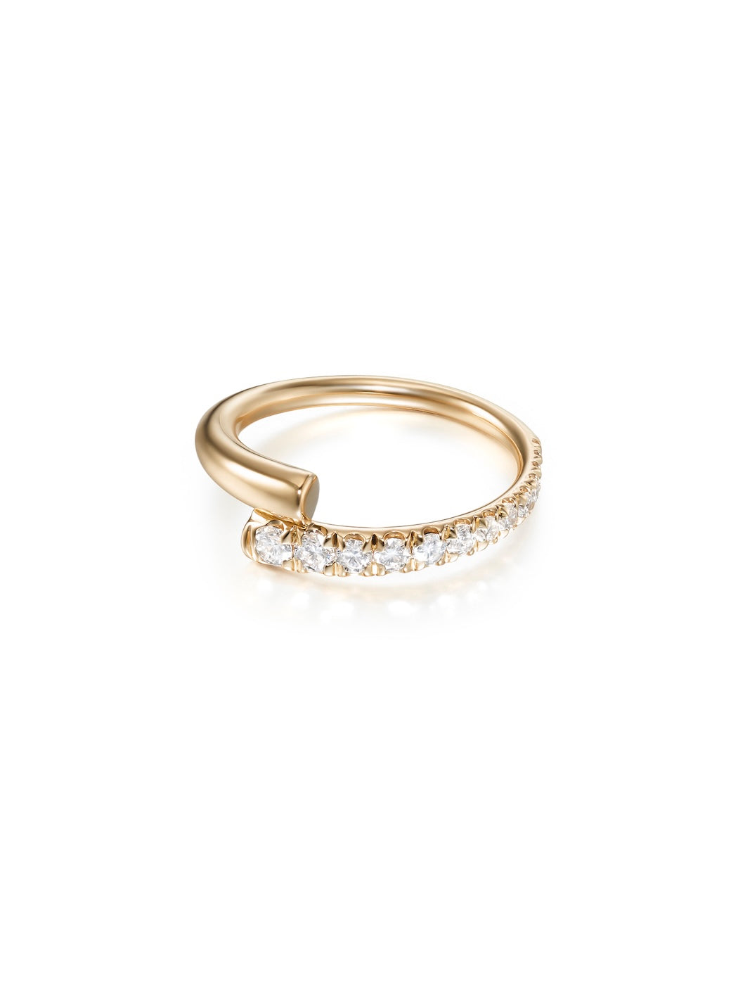 LOLA PINKY RING (Partial Diamond) – Melissa Kaye