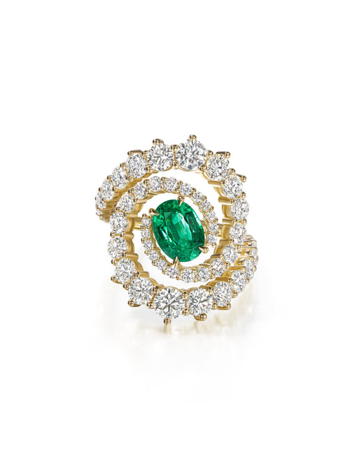 RILEY OOAK RING (Emerald)