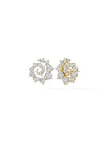 Riley Stud Large in 18k Yellow Gold with White Diamonds — Melissa Kaye