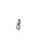 Rocky Charm Small in 18k Blackened Gold with White Diamonds — Melissa Kaye