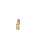Rocky Charm Small in 18k Pink Gold with White Diamonds — Melissa Kaye
