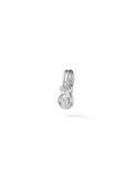 Rocky Charm Small in 18k White Gold with White Diamonds — Melissa Kaye