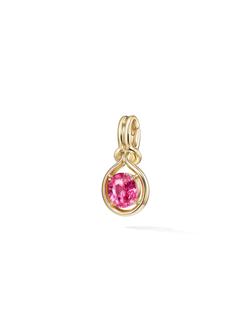 ROCKY OOAK CHARM (Pink Spinel)