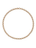 Rocky Necklace Small in 18k Pink Gold with White Diamonds — Melissa Kaye