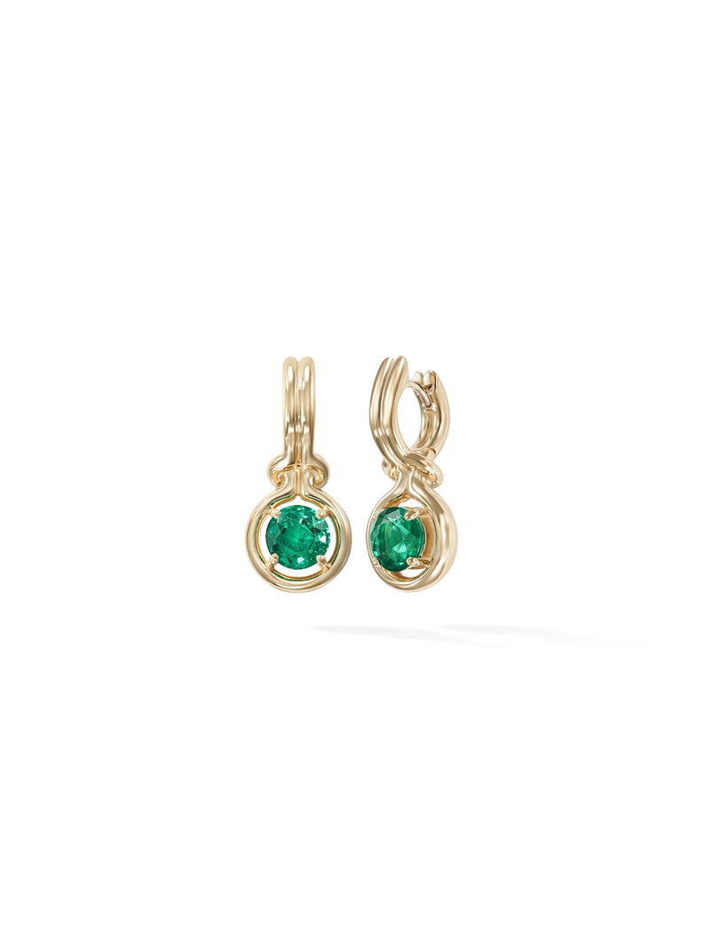 ROCKY EARRING (Emerald)