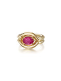 ROCKY PINKY RING (Ruby)