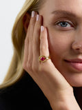 ROCKY PINKY RING (Ruby)