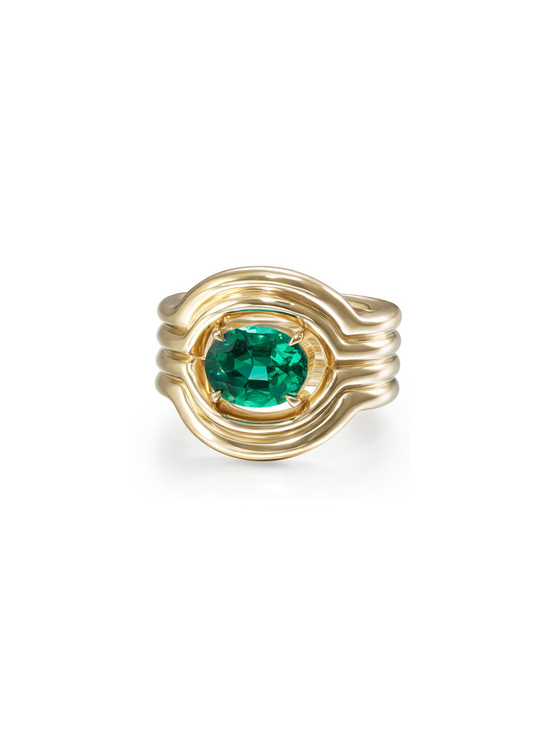 ROCKY RAE RING (Emerald)