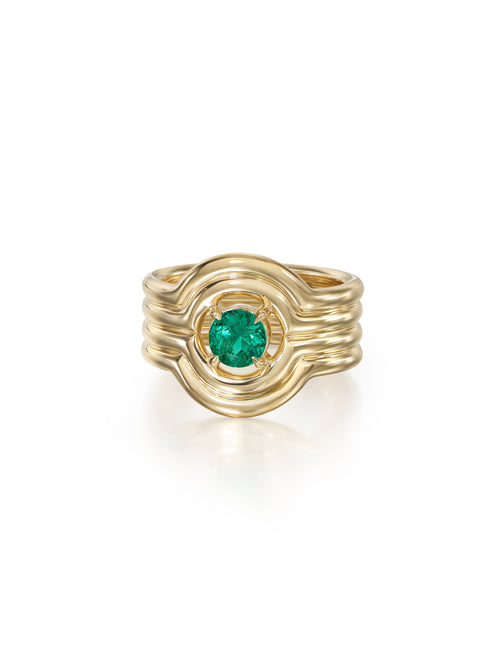 ROCKY RAE PINKY RING (Emerald)