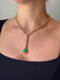 ROCKY INFINITY NECKLACE (Emerald)