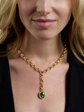 ROCKY INFINITY NECKLACE (Emerald)