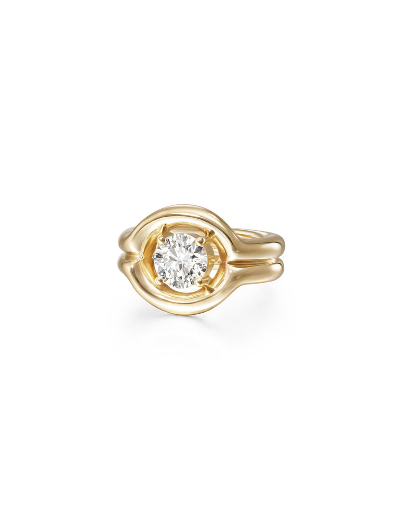 ROCKY PINKY RING Large