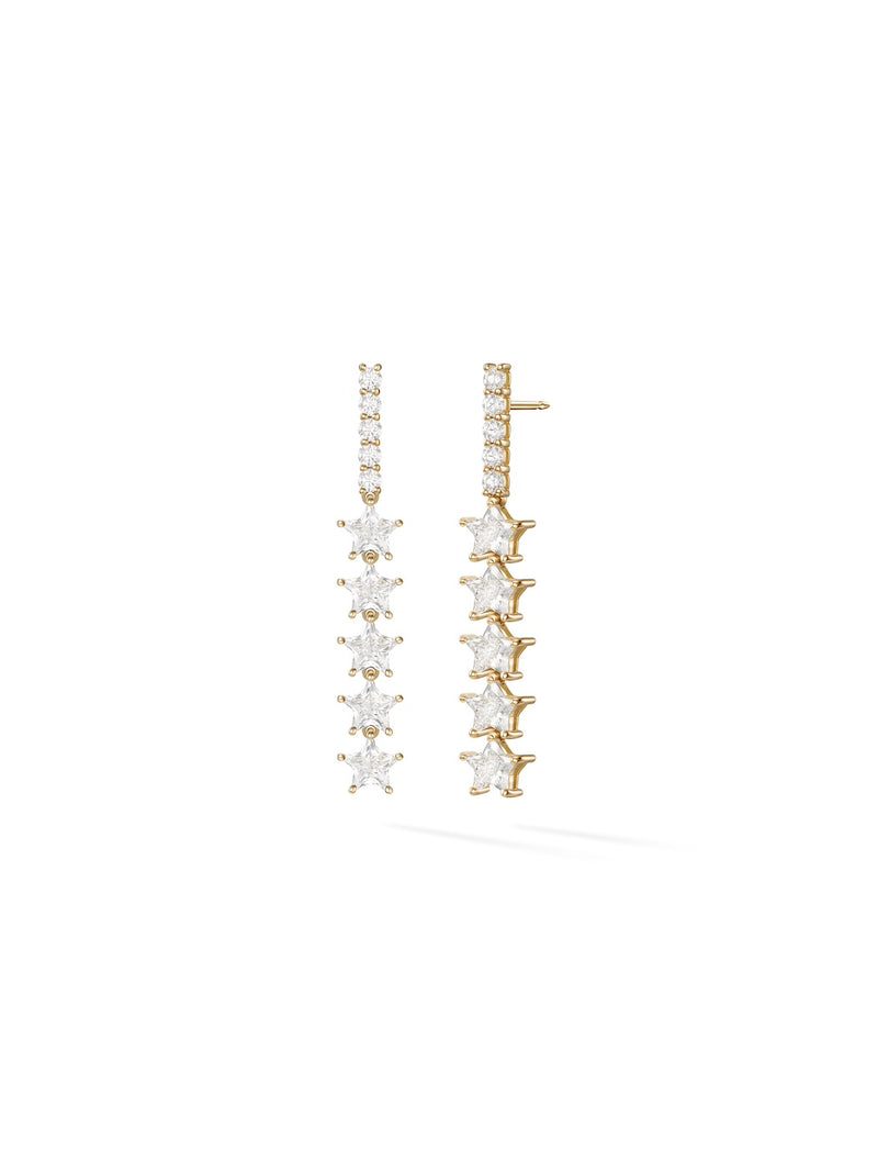 STELLA EARRING LARGE (Star-Cut Diamonds)