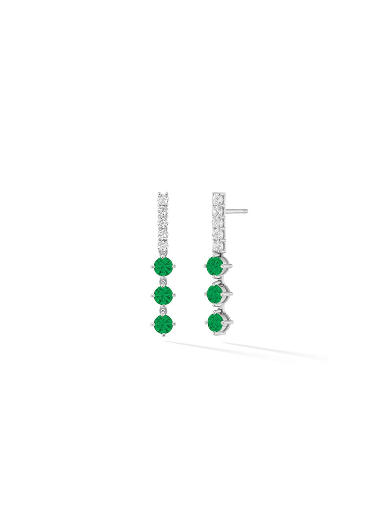 STELLA EARRING MEDIUM (Emerald)