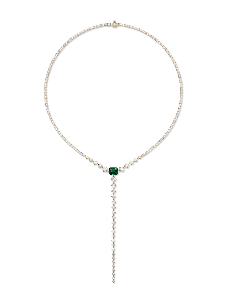 STELLA GRADUATED LARIAT (Emerald)