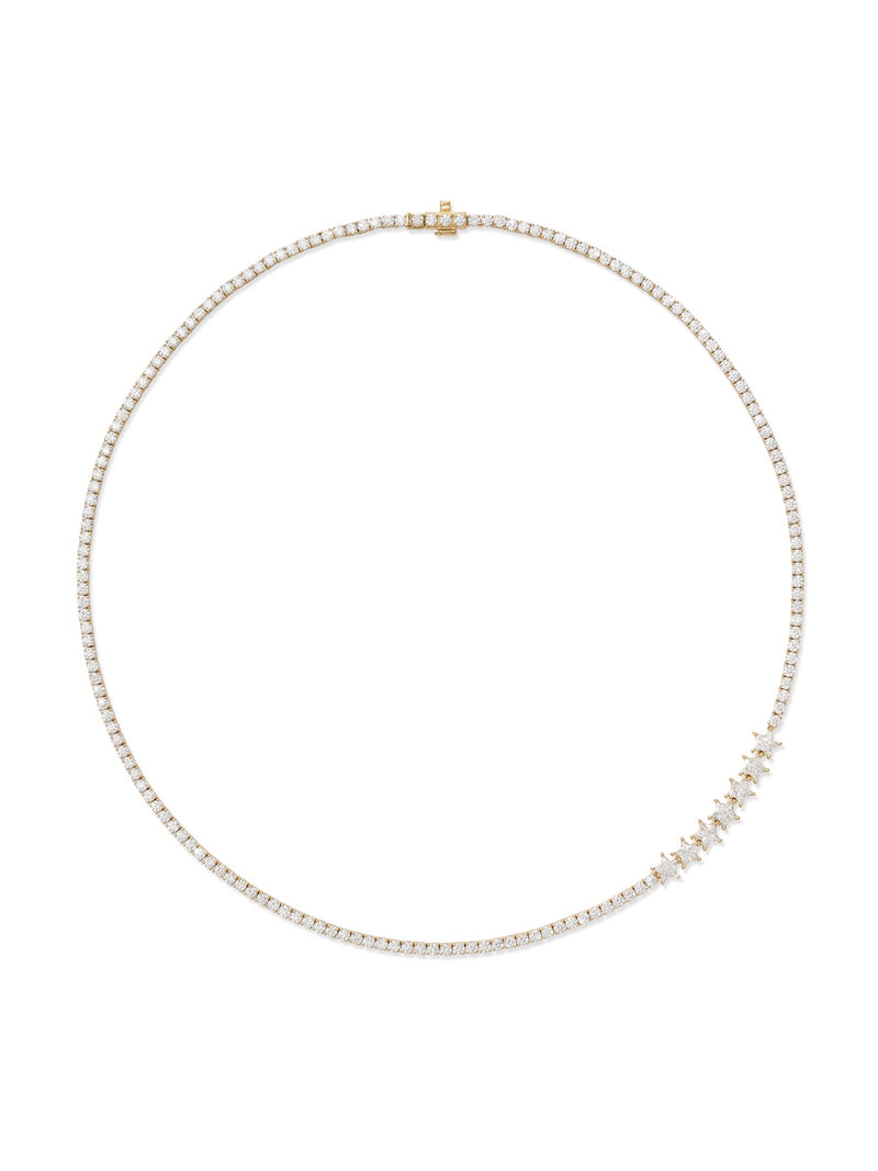 STELLA TENNIS NECKLACE (Star-Cut Diamonds)