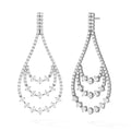 STELLA TRIPLE DRAPED EARRING