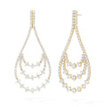 STELLA TRIPLE DRAPED EARRING