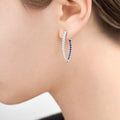 CRISTINA EARRING Medium (Blue Sapphire)