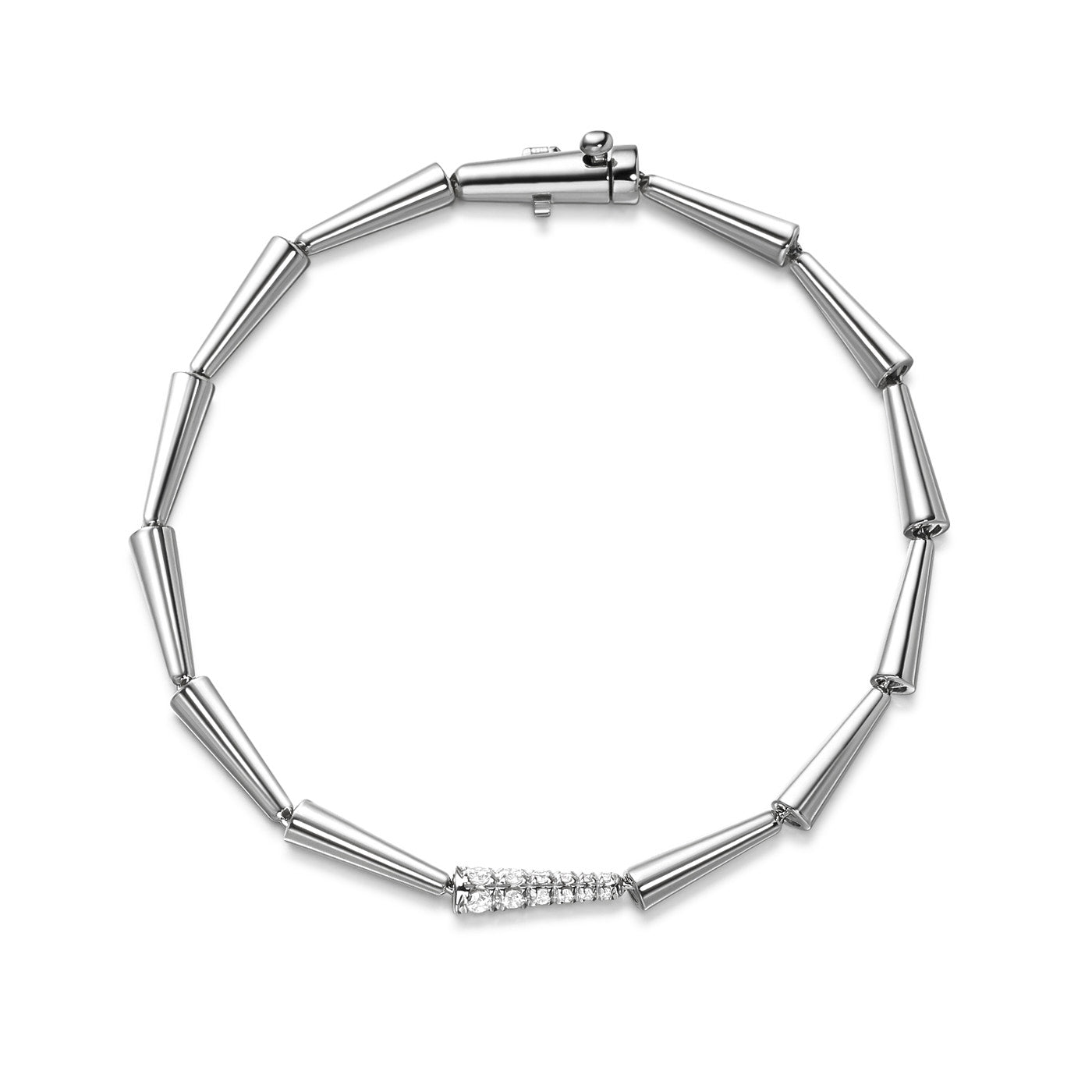 Silver Paperclip Chain Bracelet, Lola